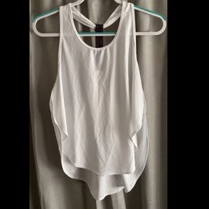 White fabletics tank